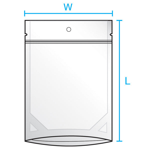Stand Up Pouches - 3mil - 5X8.5X3