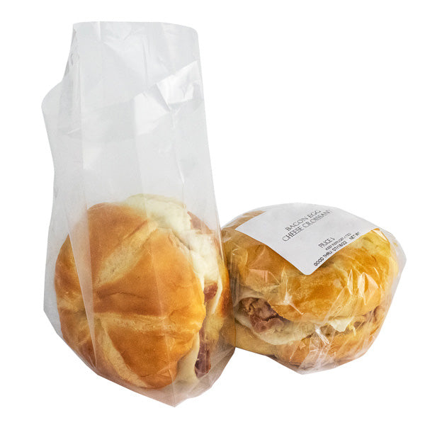 Clear Gusseted Polypropylene Bags 1.5 mil - 5.25X3X13