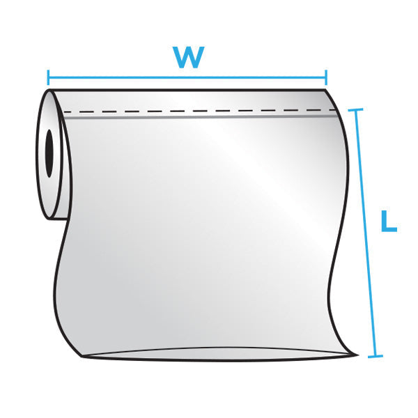 Clear Layflat Bags on a Roll