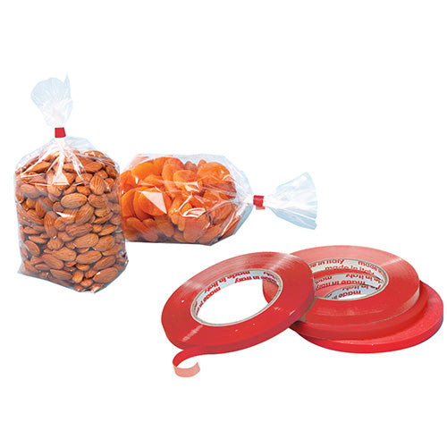 PVC Bag Sealing Tape Red 3/8