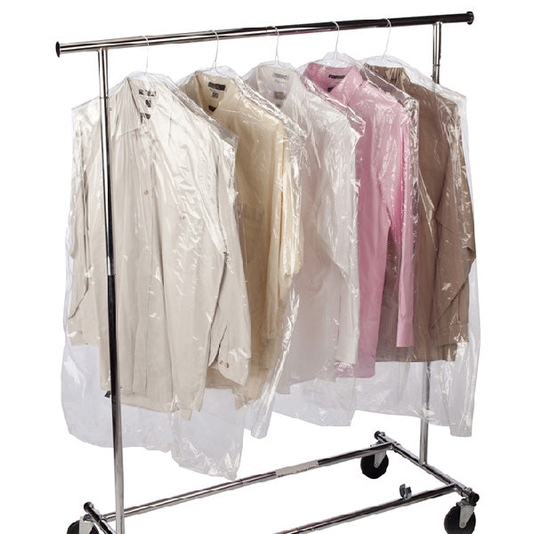 Clear Garment Bags on a Roll 0.6 mil - 21X4X54