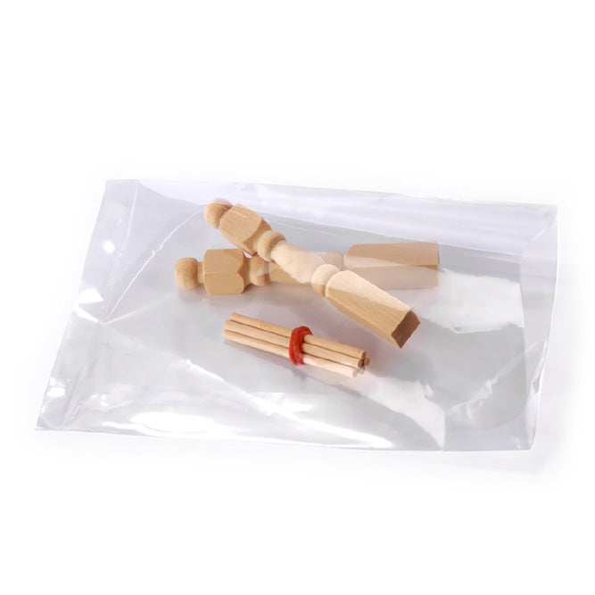 Clear Layflat Poly Bags 1.5 mil - 4X8