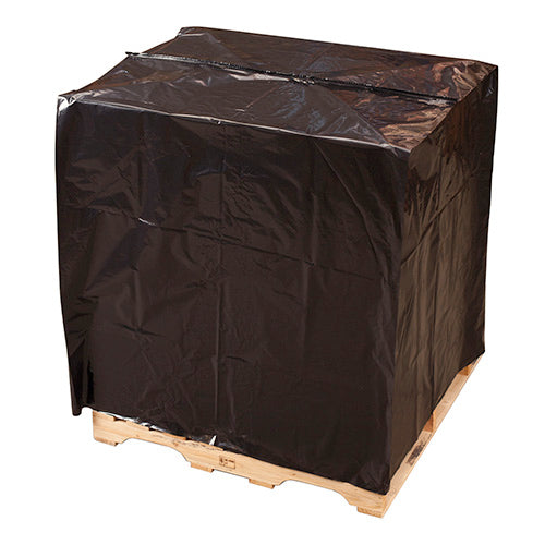 Black Pallet Top Covers with UVI/UVA 2 mil - 51X49X85