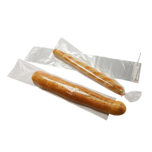 Clear Wicketed Bread Bags 1 mil, 4" Bottom Gusset - 11X17+4BG
